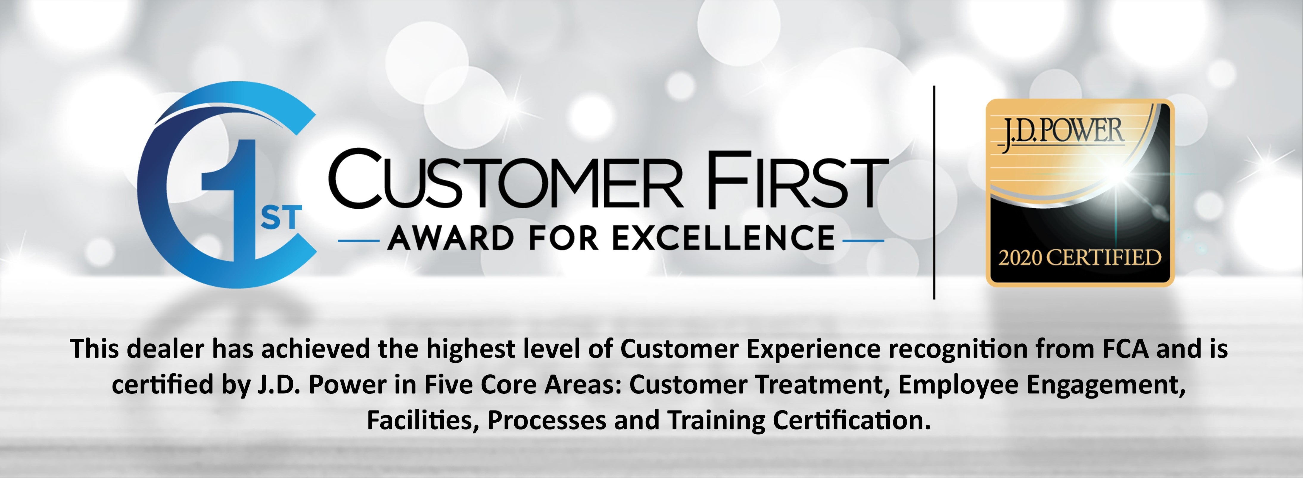 Customer First Award for Excellence for 2019 at Carville Chrysler Dodge Jeep Ram in Greeneville, TN